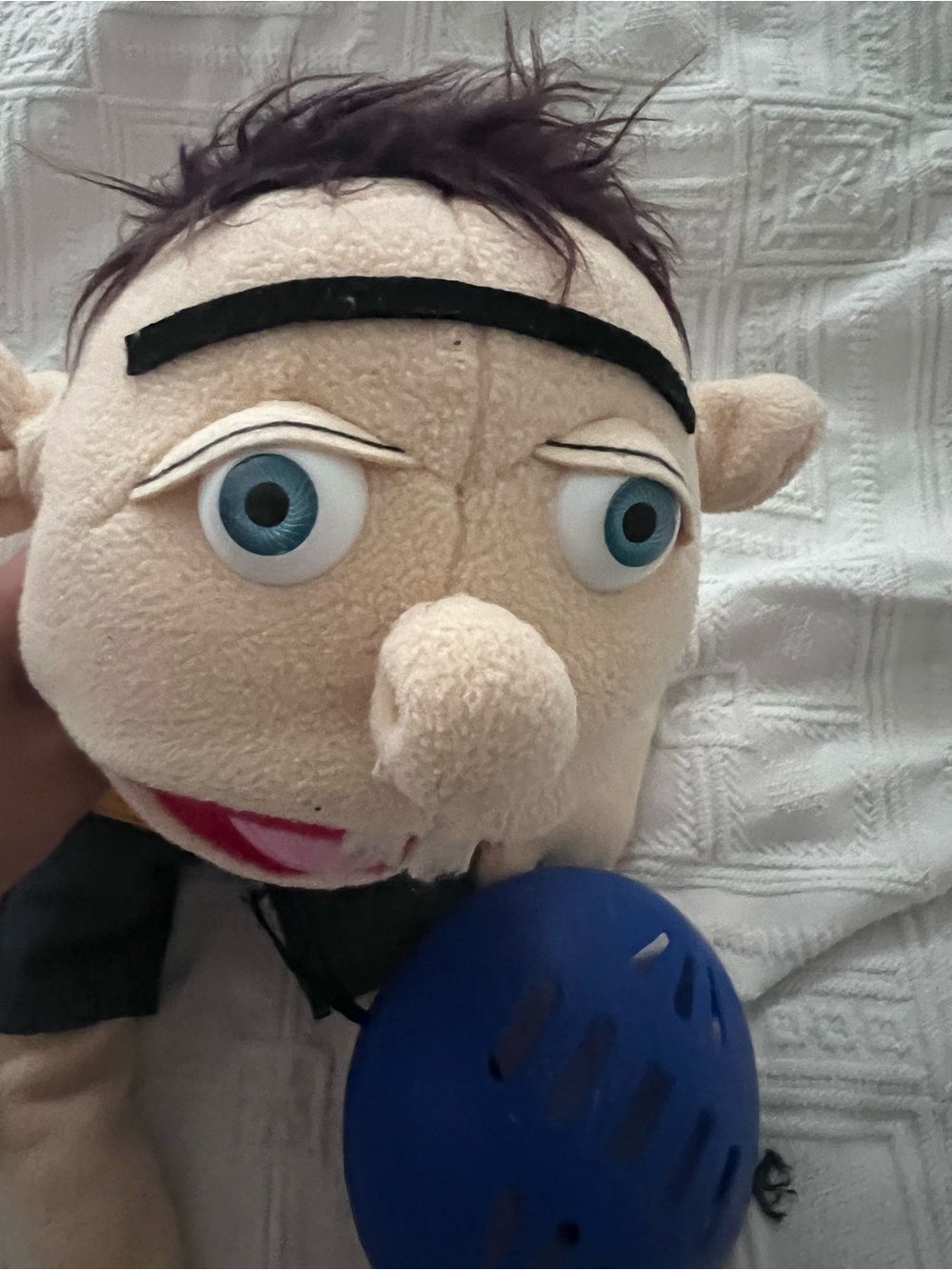 Yellow 'jeffy' Plush Doll Shirted Character Toy - Picture 4 of 11